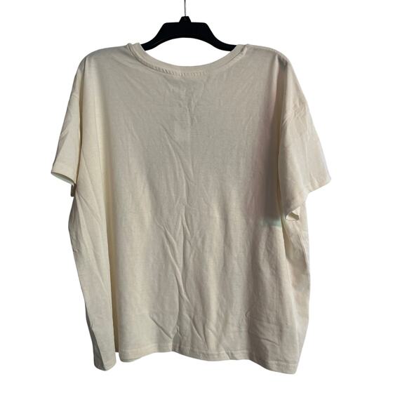 NWT Juan Gabriel Women's White Short Sleeve T Shirt Size XXL - Picture 2 of 5